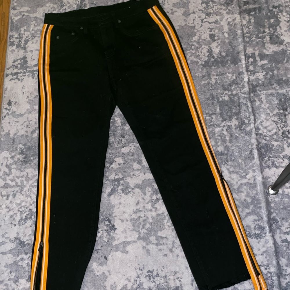 Black & Yellow Jeans